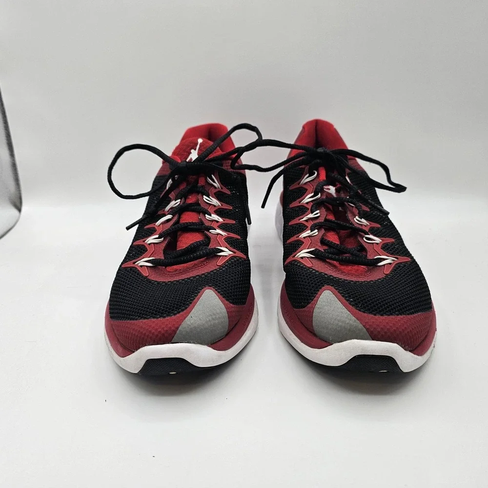 Jordan Shoes Mens‎ Size 11 Red Black Mesh Low Top Running Sneakers 715572-601
